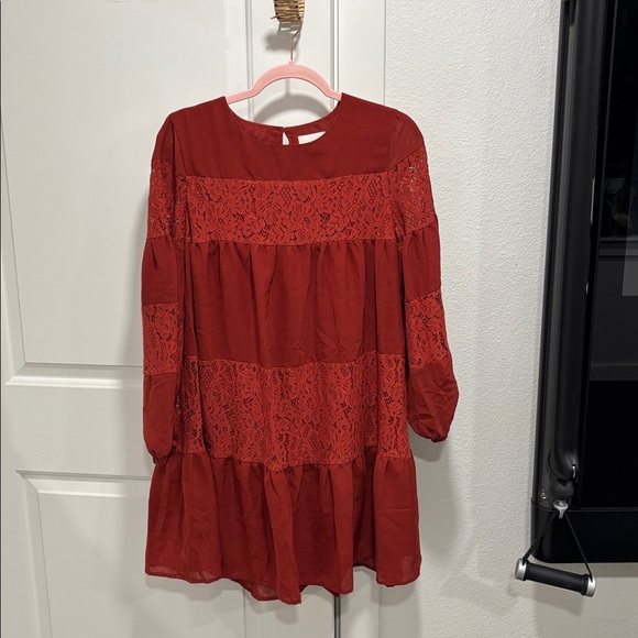 70s style Mini Peasant Dress - Picture 1 of 4